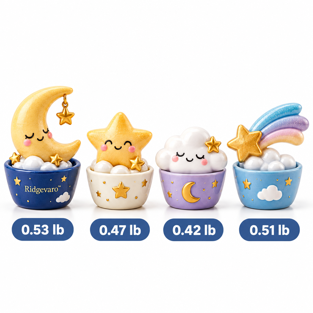 Moon Stars & Rainbow Dream Mini Figurine Set, image 4