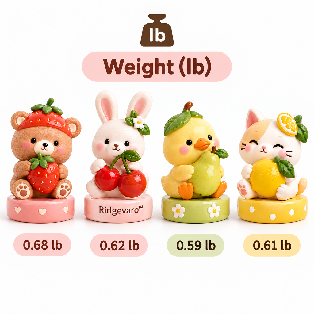 Ridgevaro Fruity Friends Mini Character Figurine Set view 4