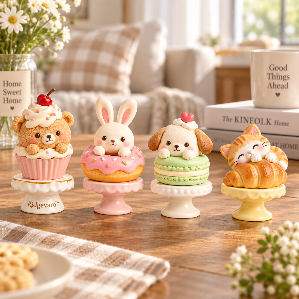 Ridgevaro Sweet Dessert Animal Figurine Set image 1