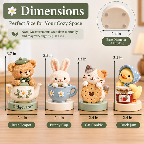 Ridgevaro Cozy Cottage Animal Mini Figurine Set image 2