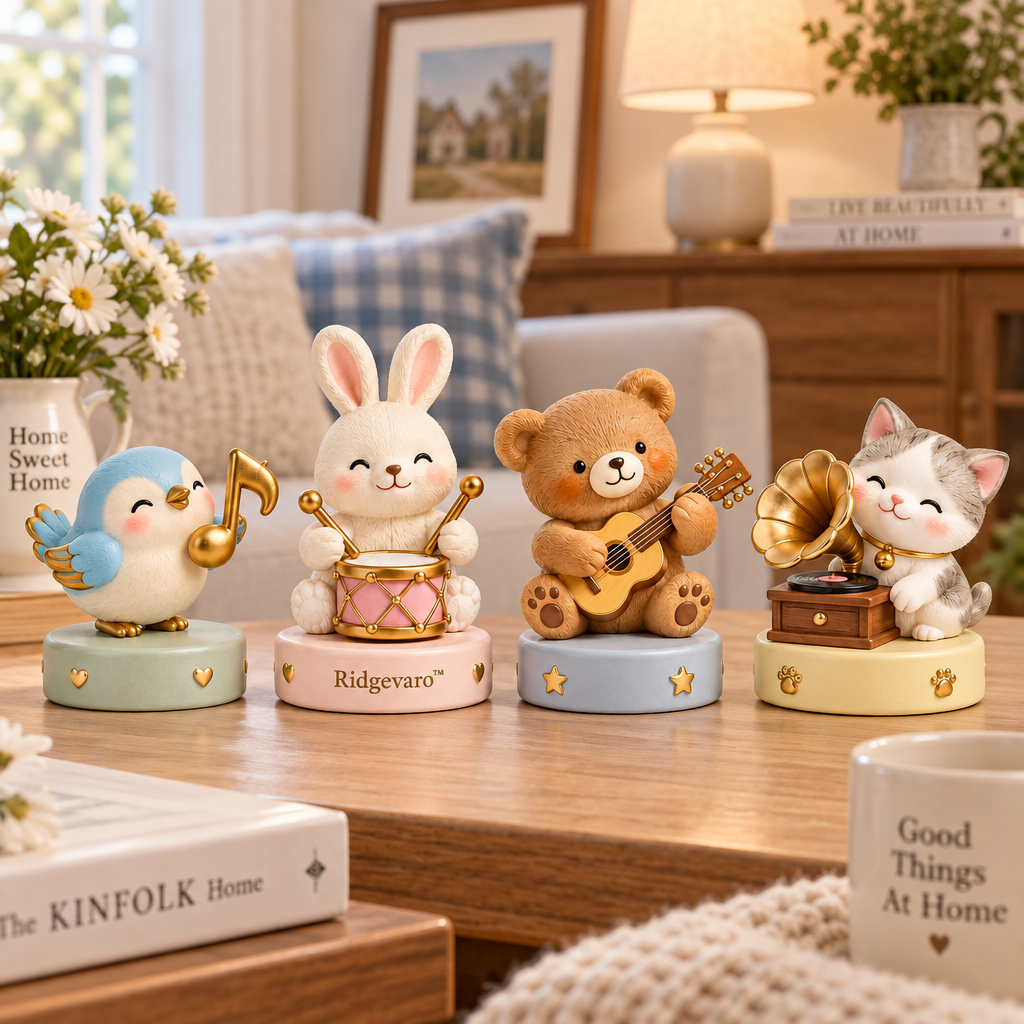 Ridgevaro Little Melody Animal Mini Figurine Set image 1