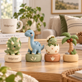 Ridgevaro Little Dinosaur Tropical Mini Figurine Set image 1