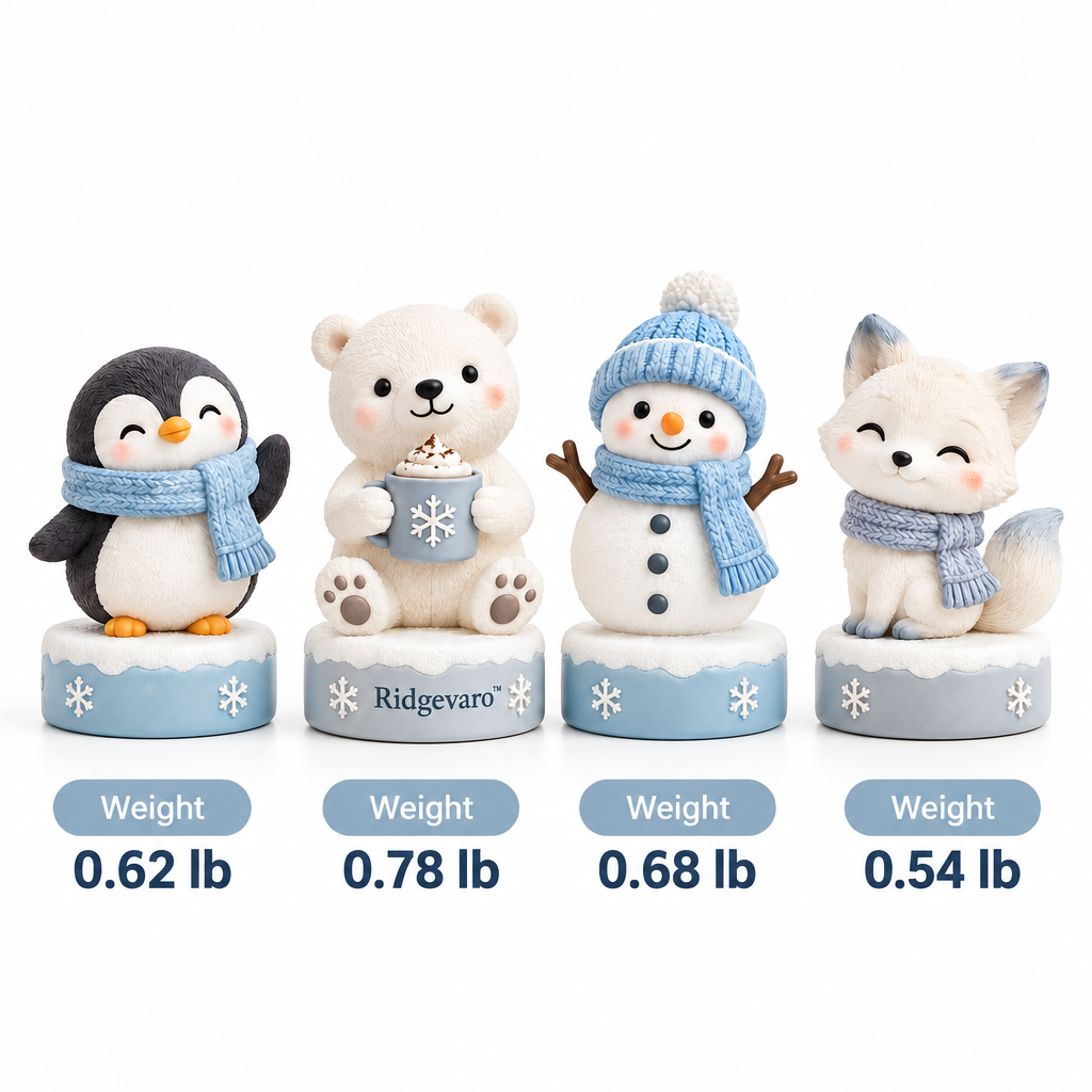 Ridgevaro Winter Friends Snow Day Mini Figurine Set image 4